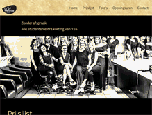Tablet Screenshot of dekwaffeur.be